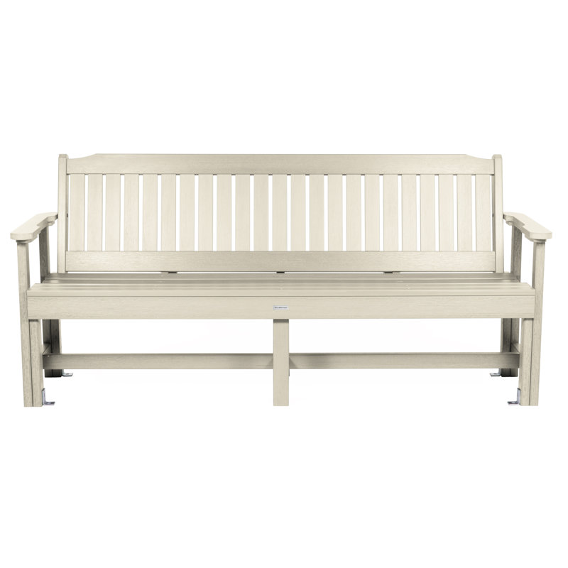 Lunz Outdoor Bench, Whitewash