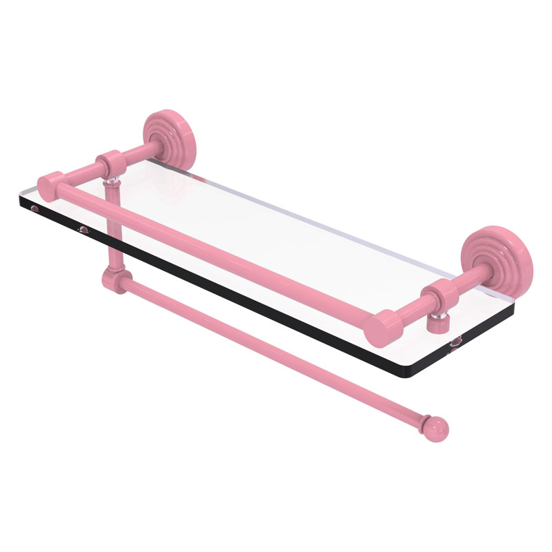 Porte-serviettes en papier Walburga Place Collection, H 5 po x l 16 po x P 5 po, Rose
