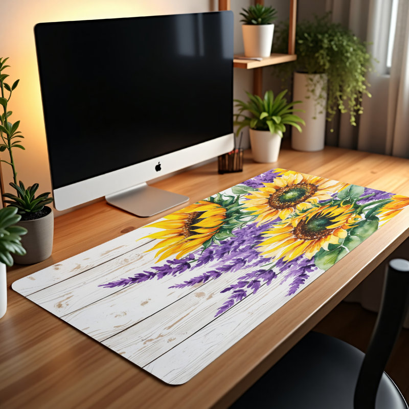 Polyester Desk Pad, 14.4x12.1