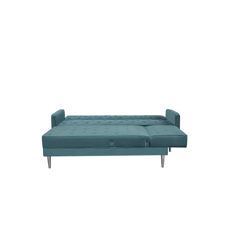 Dorothea Reversible Sleeper Corner Sofa, Teal