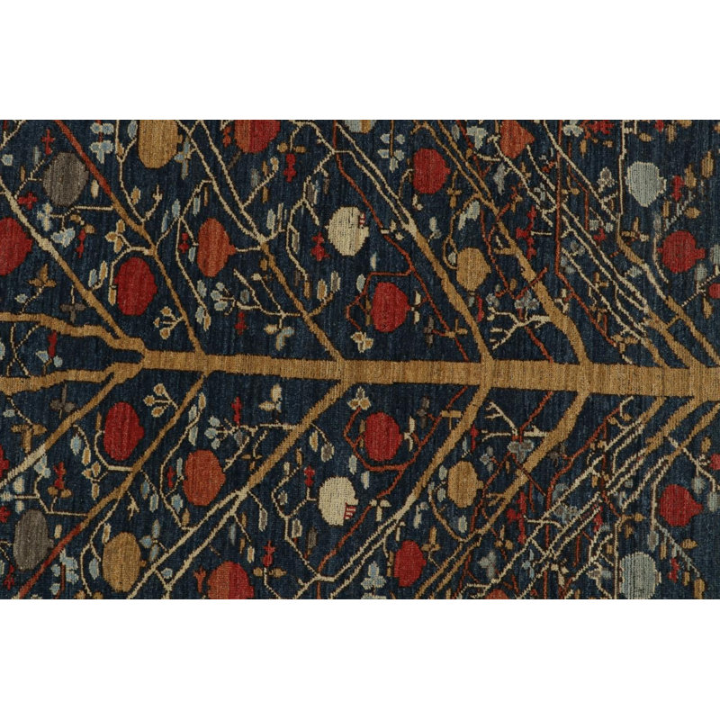Hand Knotted Wool Area Rug