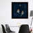 Black Floater Framed