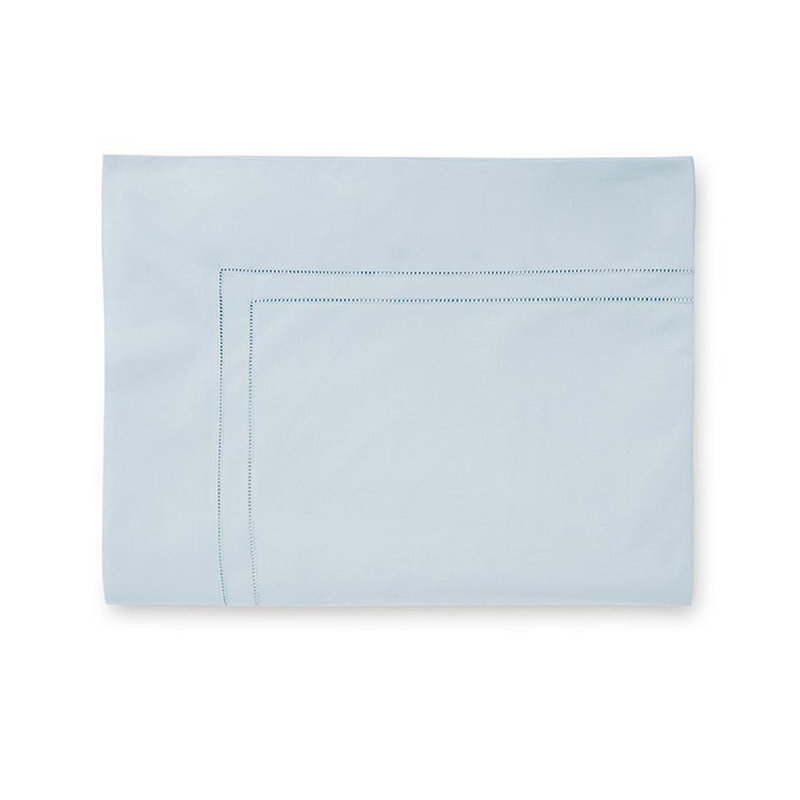 Finna Percale Flat Sheet, Sky, Twin Flat Sheet