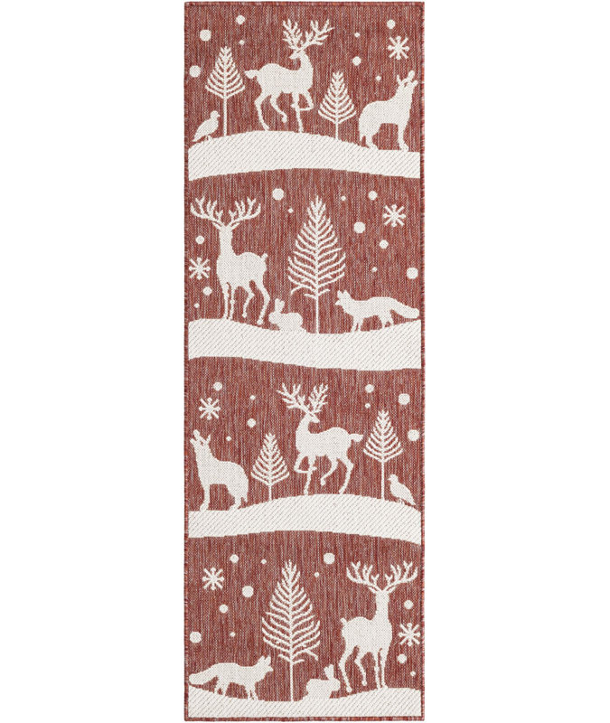 Le tapis Holiday Aisle® Kareema, Tapis de couloir 2 pi x 6 pi 1 po