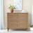 4-Drawer Chest with Solid Wood Foot-668096176