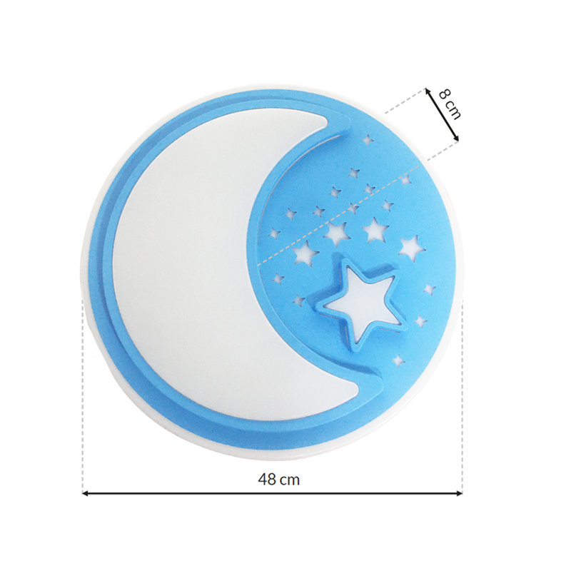 Jaquez LED Flush Mount, Blue