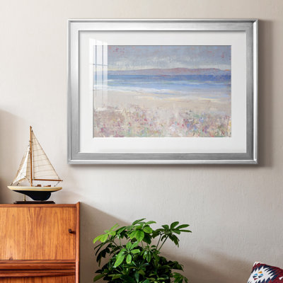 «Beach Textures I», reproduction encadrée de qualité supérieure - prête à être accrochée