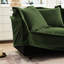 Canapé-lit convertible 2 places, chenille, siège spacieux, canapé 2 places en tissu chenille d'aspect élégant avec housse amovible, look moderne, siège confortable