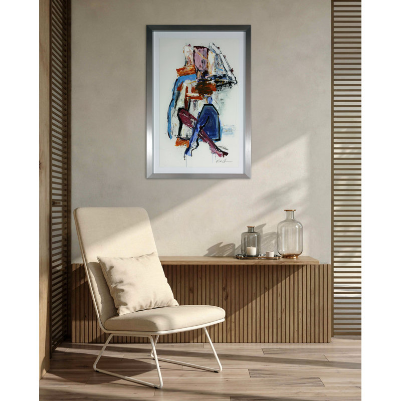 Seated Figure Print by Robert Robinson