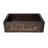 33" x 22" Single Bowl Copper Kitchen Sink – Farmhouse Apron Front Kitchen Sink, Drop-In Sinks, Hammered Bronze Copper Kitchen Sinks, Handcrafted Sink, Undermount Sink Compatible