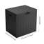 Lifeideas 55.5cm W 126.484L Polypropylene Lockable Deck Box in Black