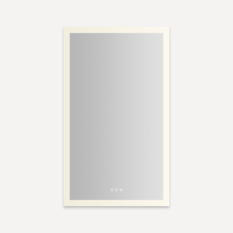 Armoire de réserve Aio, Périmètre éclairé, 24 po x 40 po x 4 po, Charnières à droite