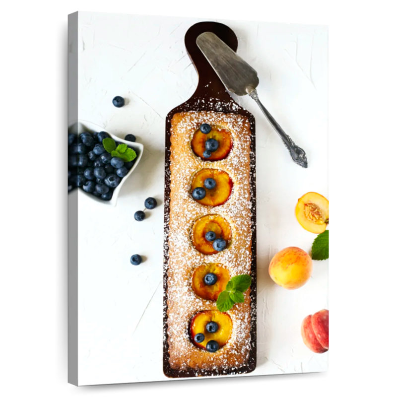 Yarlin Baked Peach Dessert, 24" H x 16" W