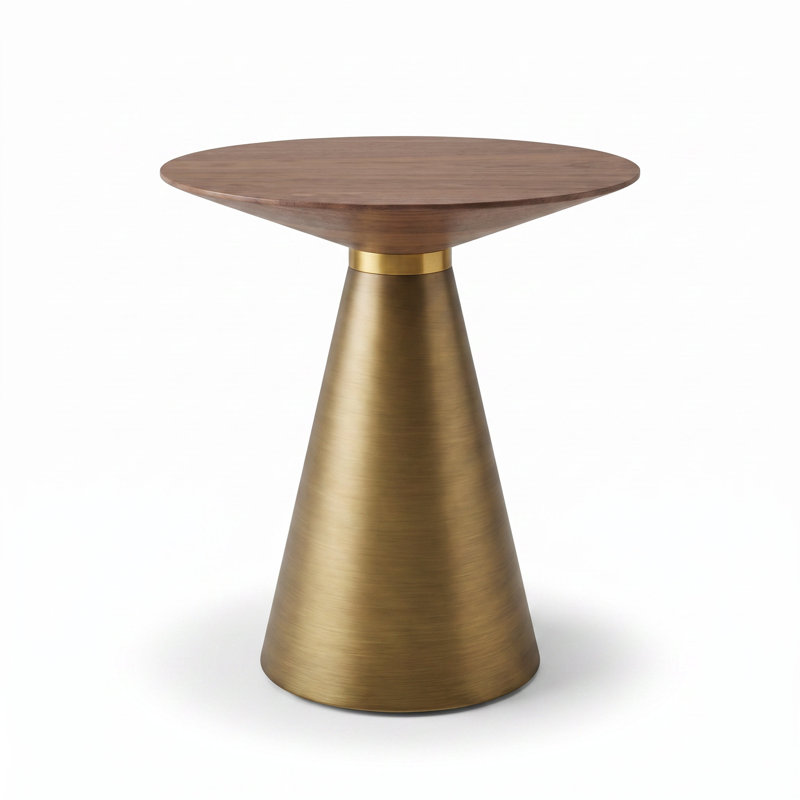 Table de bout Maybeth, 17"H x 15"W, Bronze