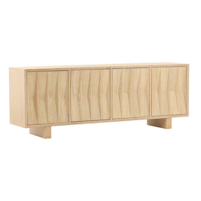 Ximena 87" Wide Sideboard, Light Natural