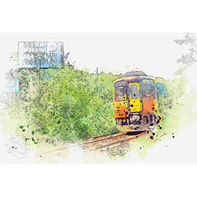 Leslieann Old Train At Taiwan by Nattawun - Print