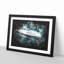 Teal Blue Drum Kit - Picture Frame Graphic Art Print-56864111-56864113