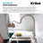 Oletto Single Handle Pull-Down Kitchen Faucet-53024489