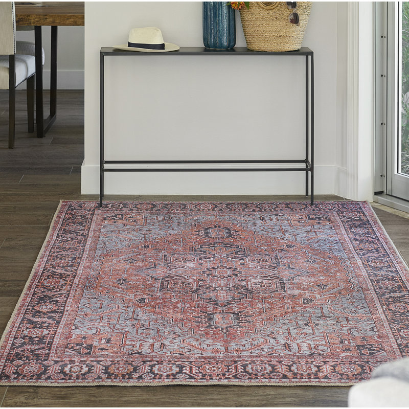 Oriental Indoor Rug, Rectangle 5' x 7'6"