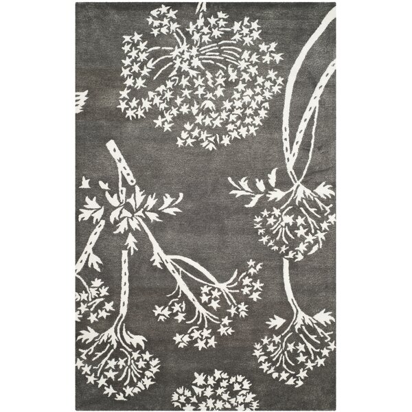 Red Barrel Studio® Hodgson Hand Tufted Floral Rug | Wayfair