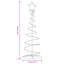 LED Christmas Tree 100 LEDs Warm White-1872976583