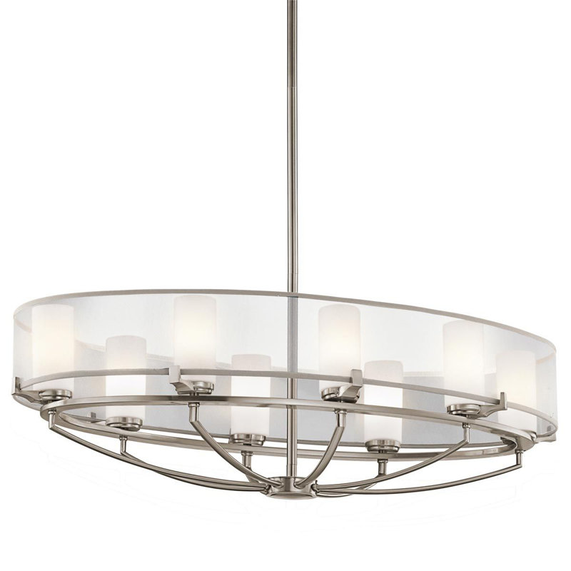 Whitley 8 - Light Drum Chandelier