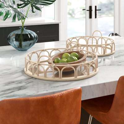 Catalina Glass Tray - Set of 2