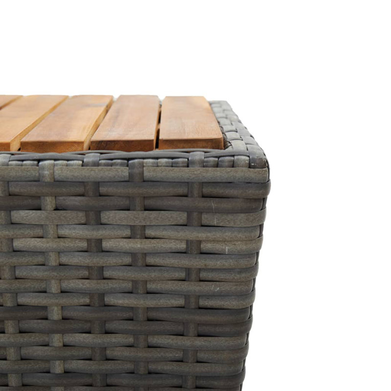 Kristoph Square Outdoor Coffee Table , 41.5cm cm W 41.5cm cm D, Grey