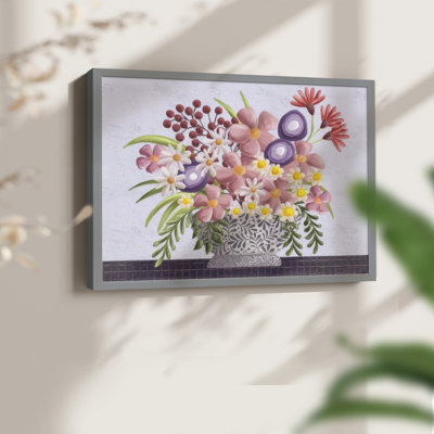 «Snappy Bouquet II», reproduction encadrée