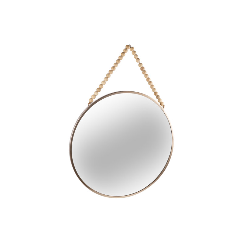 Miroir d'appoint Jazmyne, Champagne, 24,25 po x 24,25 po