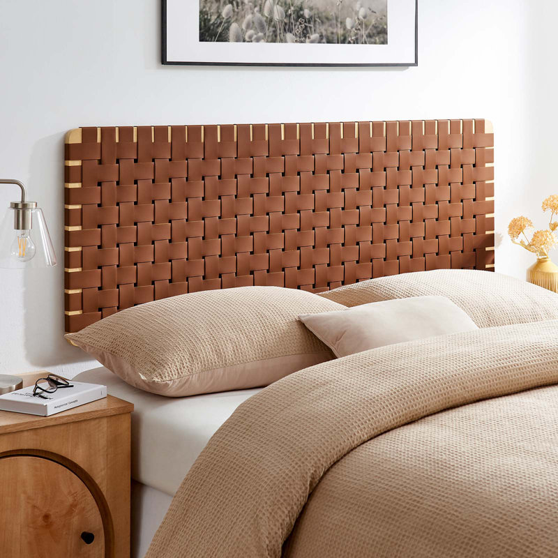 Modway Sparta Solid Wood Headboard, Brown, Queen