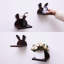 2 petites tablettes flottantes en bois pour lapin, 2 pièces