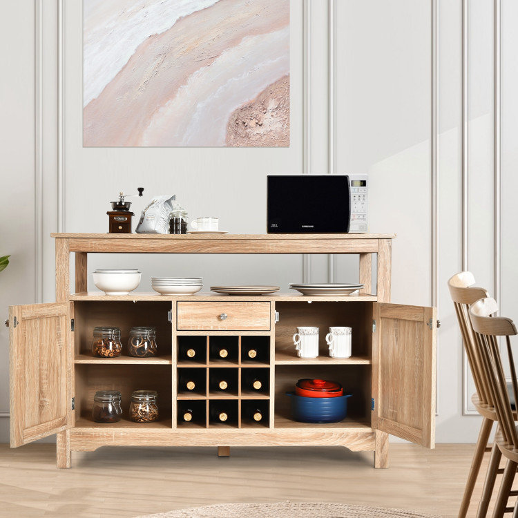 Armoire de bar 45,5 po Deantoine, Brun