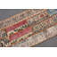 Tapis patchwork rétro fabriqué à la main avec motif distinctif pour un rehaussement de sol élégant brun / rouge