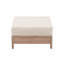 Ensemble de conversation modulaire en aluminium pour 5 personnes avec repose-pieds Noralee