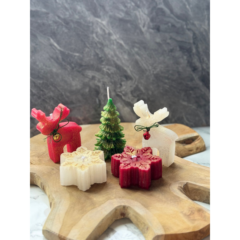 Ensemble de bougies de Noël 16