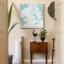 « algues on aqua iv », reproduction de peinture sur toile tendue-360080930