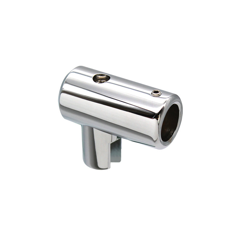 Support en U pour barre de support en verre FHC SBG3CH - verre de 3/8 po ou 1/2 po - chrome poli, Polished Chrome