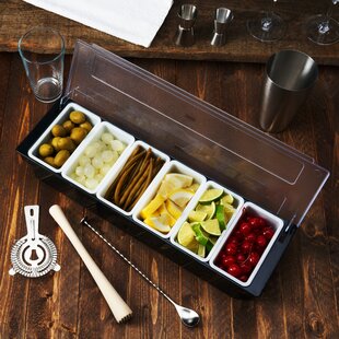 Free Shipping on Modern 8.9 Divided Serving Tray with Lid 2