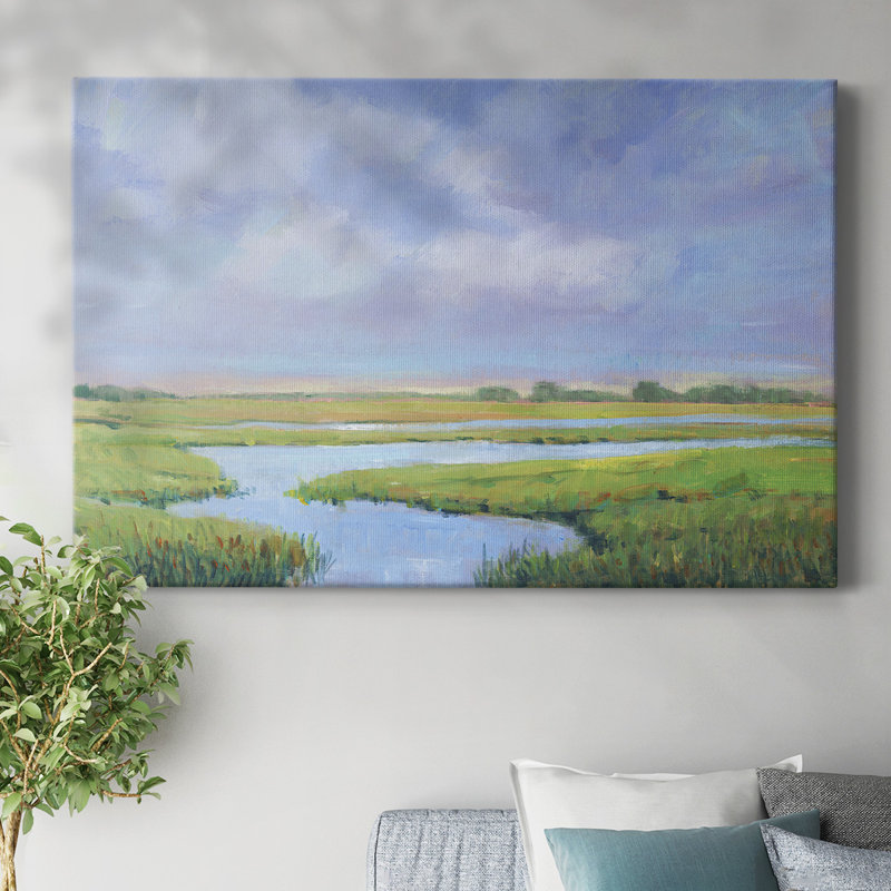 Toile tendue Summer Marsh II-Gallery, H 24 po x l 36 po