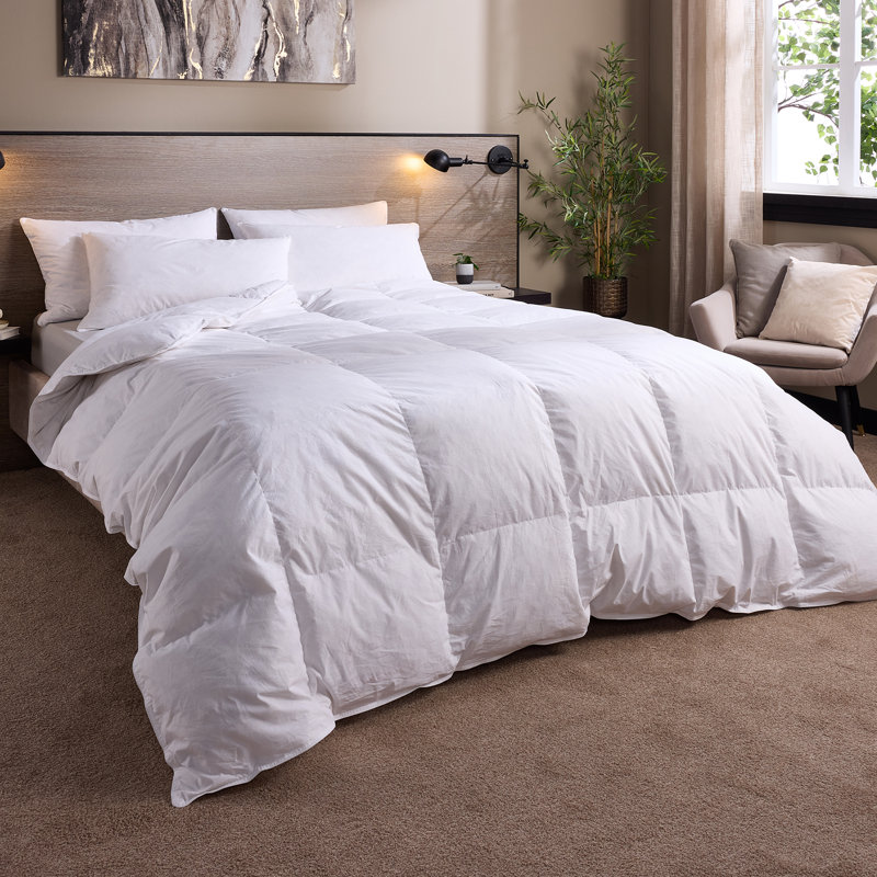 Luxurious Hotel Snuggledown Signature Goose Feather & Down Duvet 10.5 Tog All Year Summer & Winter Cotton Cover, Kingsize