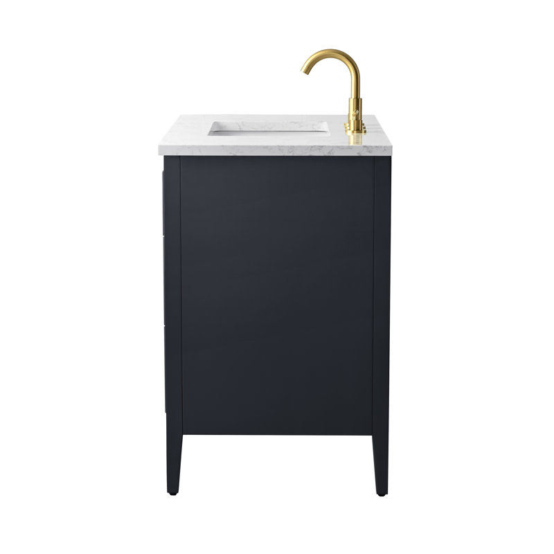 Emma 36" W Single Vanity, Black