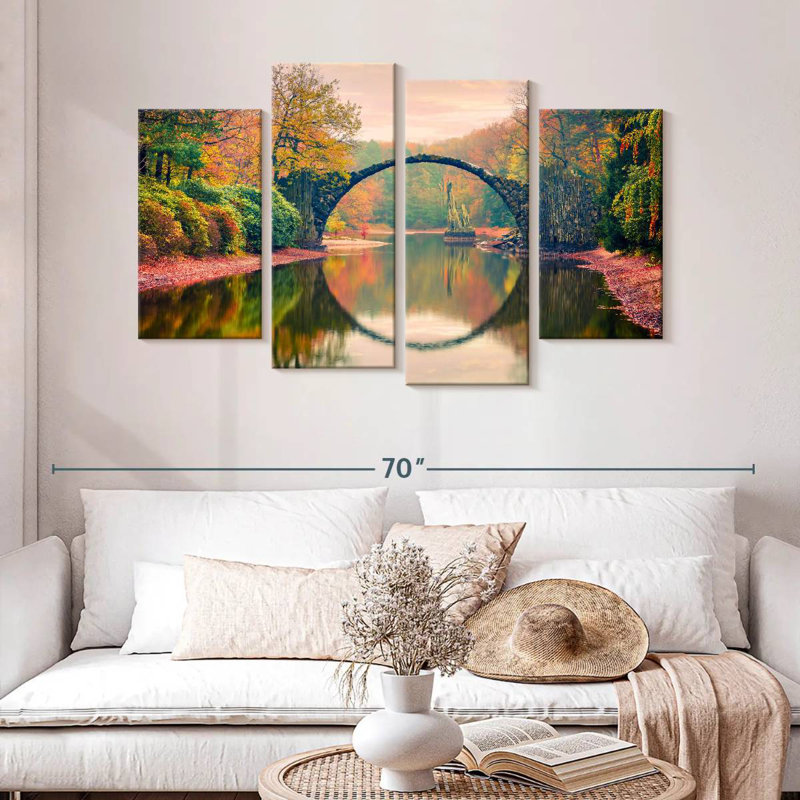 Lilie Devil's Bridge In Germany, 32" H x 52" W
