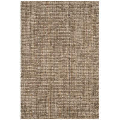 Alda Natural Gray Hand-Woven Jute Rug