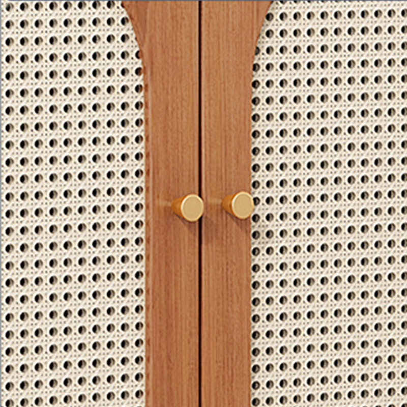 Rangement pour 25 paires de chaussures, Brun orangé