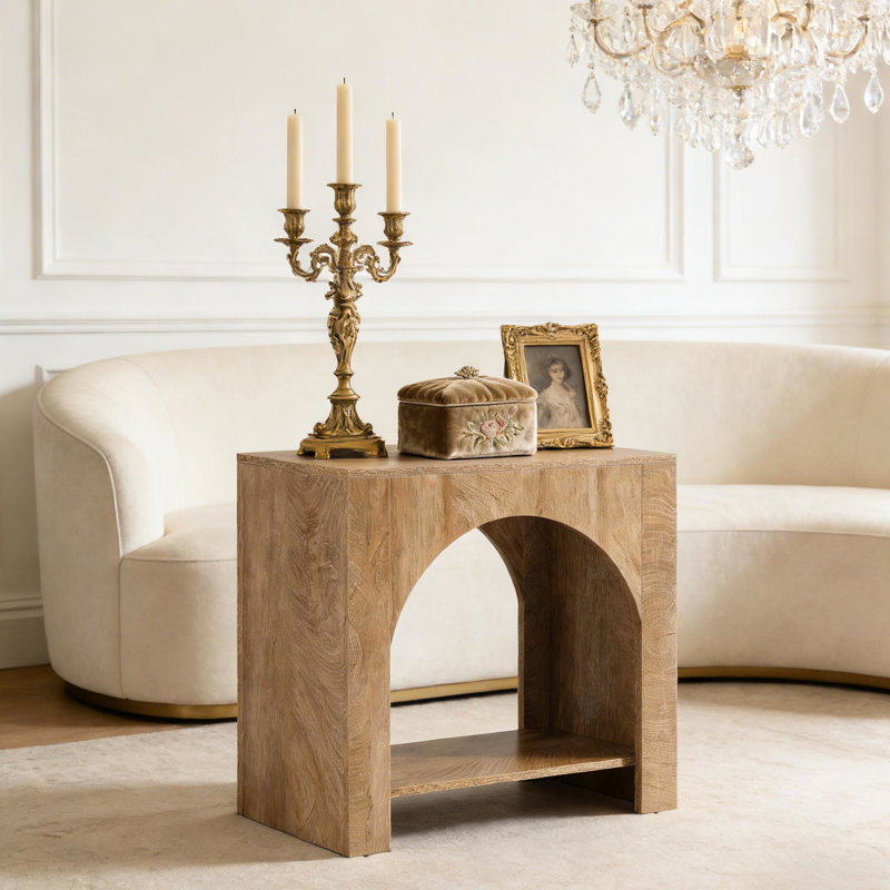 Table de chevet à 2 niveaux (table basse incluse)