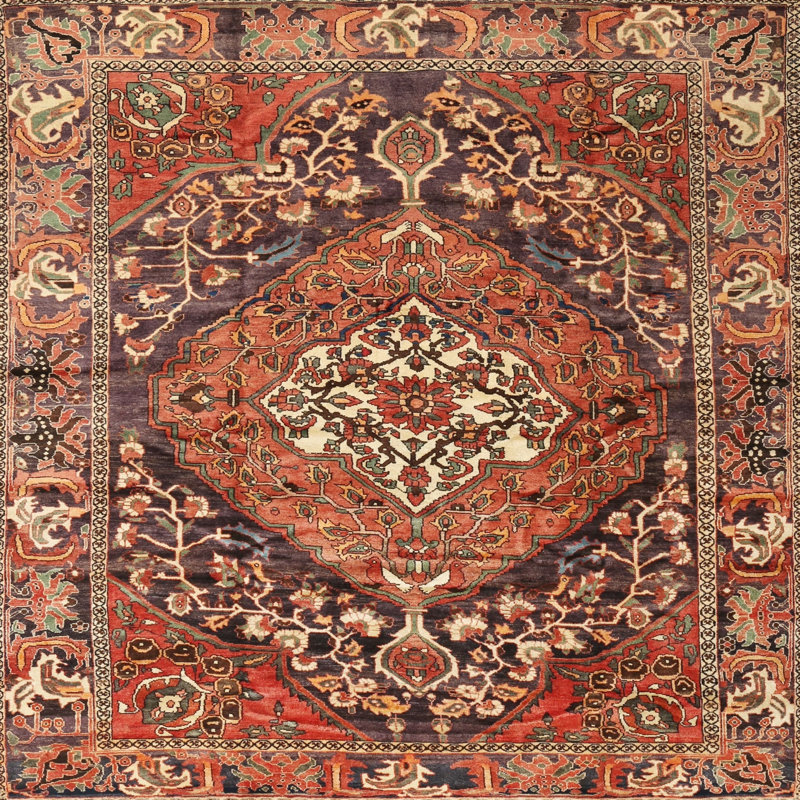 Christhardt Oriental Indoor Rug, Square 7'