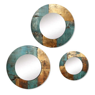 Smithboro Metal Round Mirror