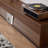 68" Mid-Century Fluted TV Stand with LED Lighting, Storage Drawers & Magazine Racks