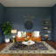Laurel Marmara Machine Woven Polyester No Pattern Area Rug in Navy-828426638